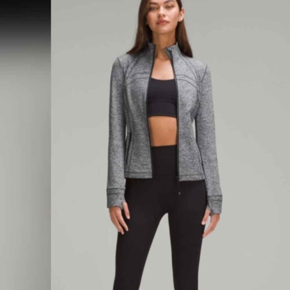 Lululemon Define Jacket Heather Black Size 6